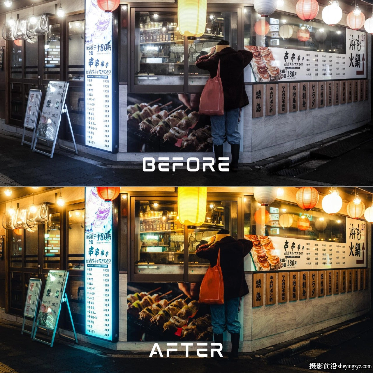 10个电影街道城市夜景风光lr预设手机lr预设 Cine Midnight Presets
