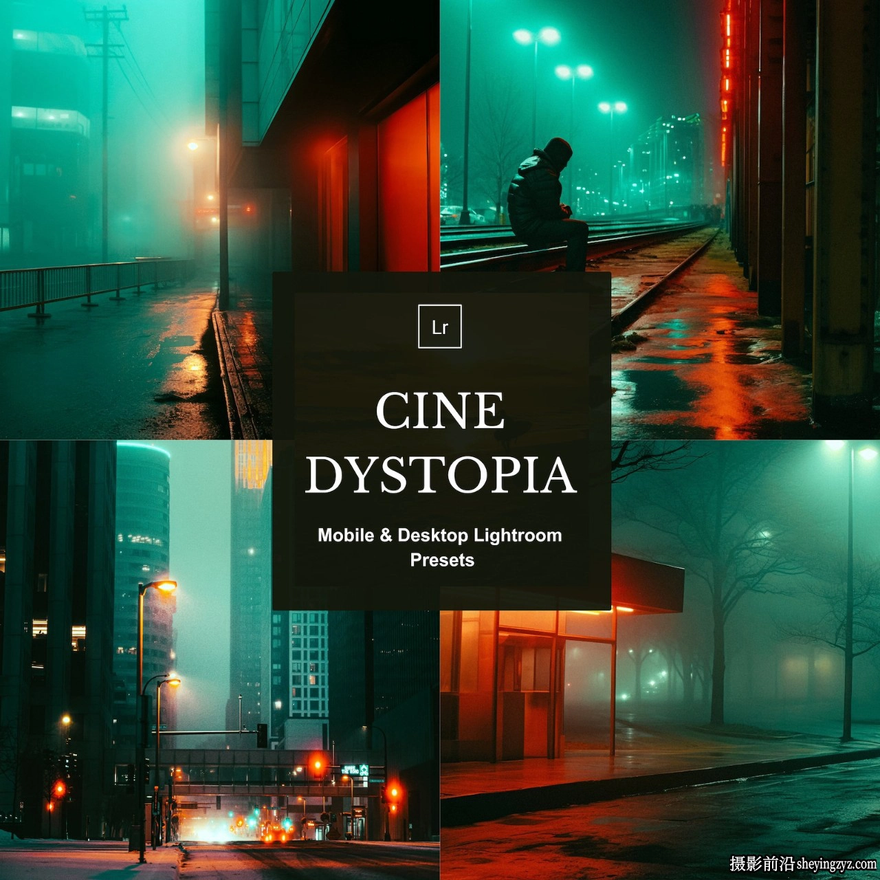 城市街道夜景电影风光LR预设及手机LR预设 Cine Dystopia Presets