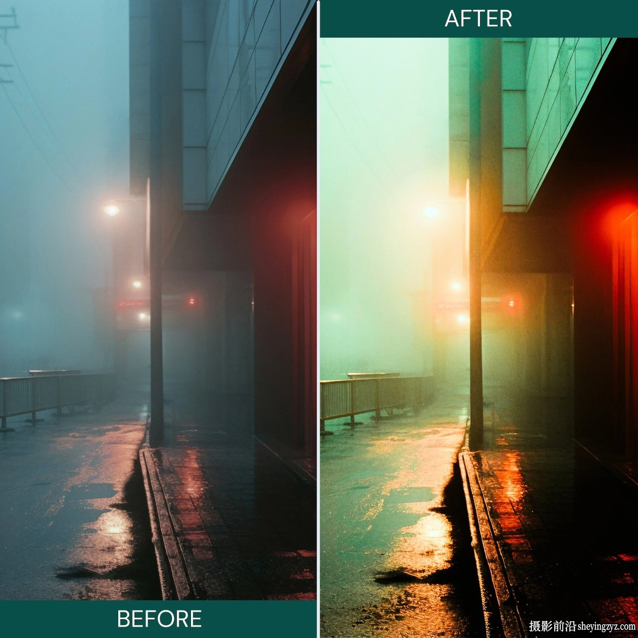 城市街道夜景电影风光LR预设及手机LR预设 Cine Dystopia Presets