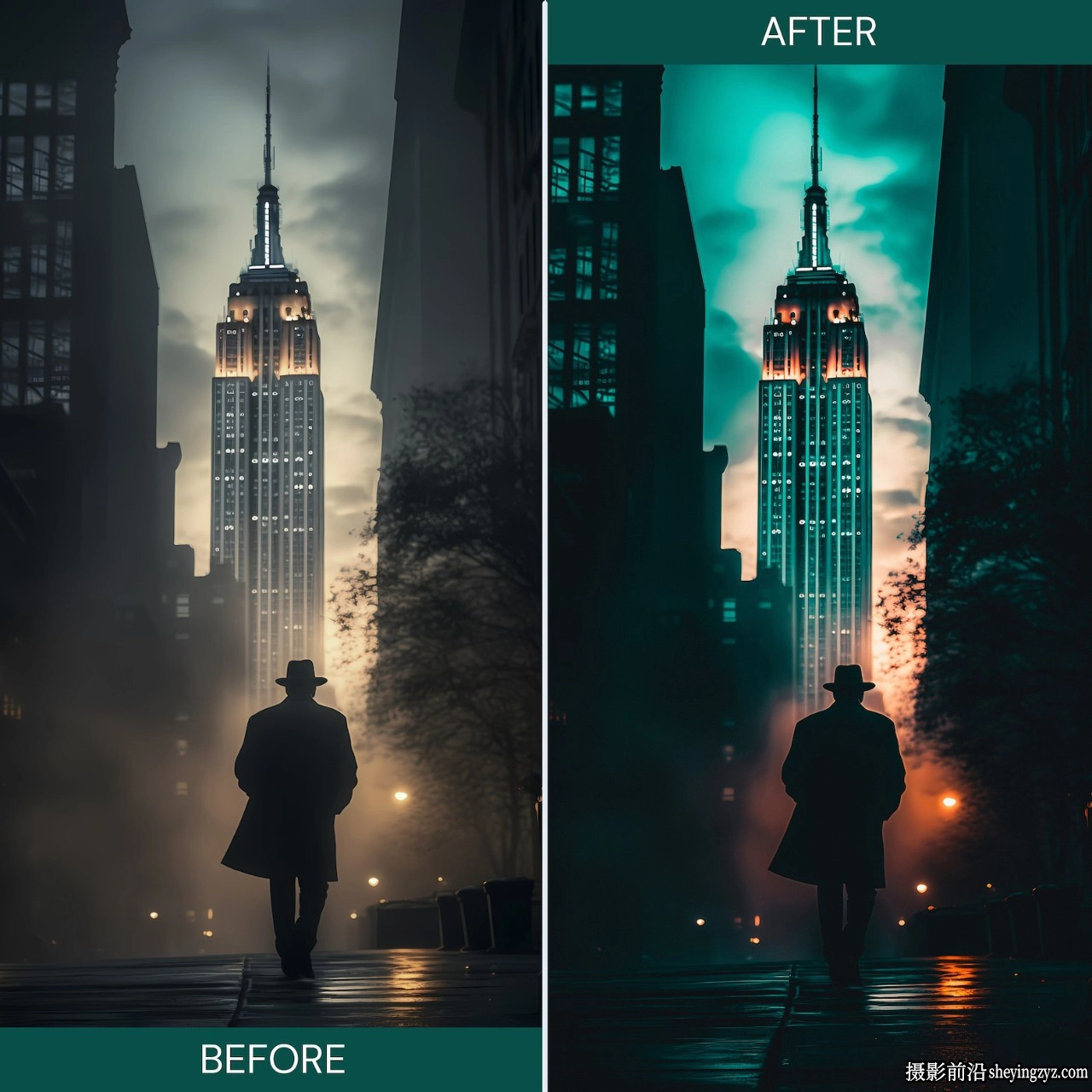 城市街道夜景电影风光LR预设及手机LR预设 Cine Dystopia Presets