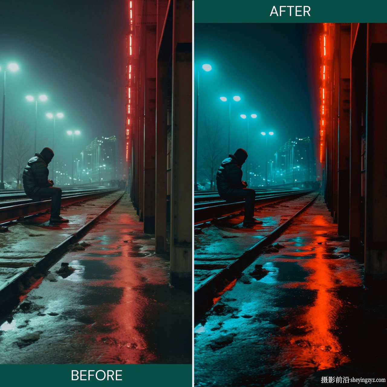 城市街道夜景电影风光LR预设及手机LR预设 Cine Dystopia Presets