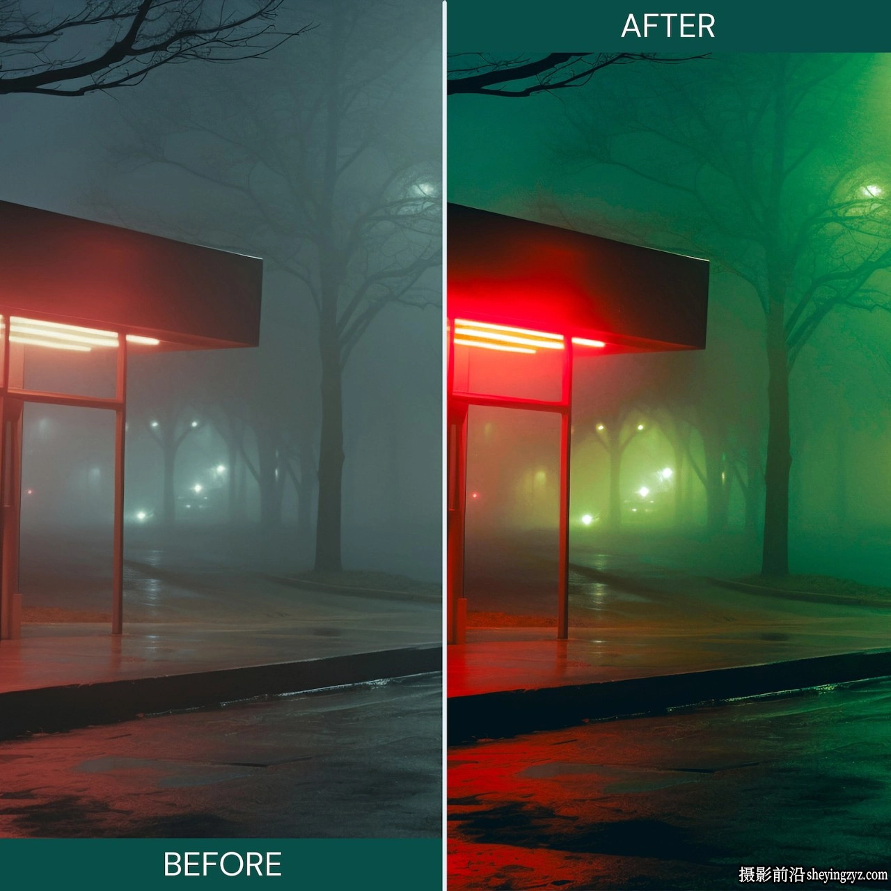 城市街道夜景电影风光LR预设及手机LR预设 Cine Dystopia Presets
