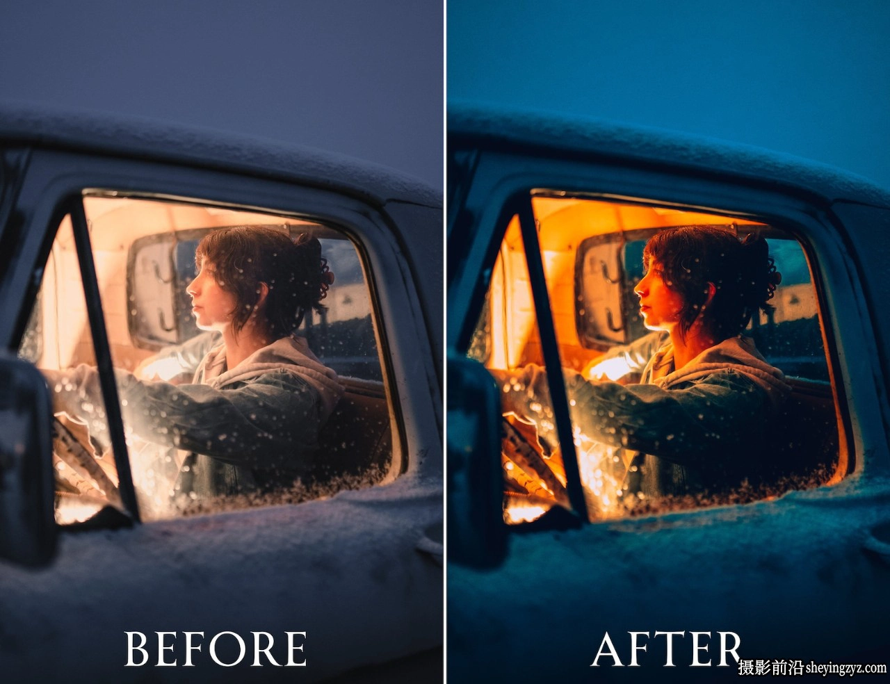 城市夜间街道灯光LR预设预设手机LR预设 Night Street Presets