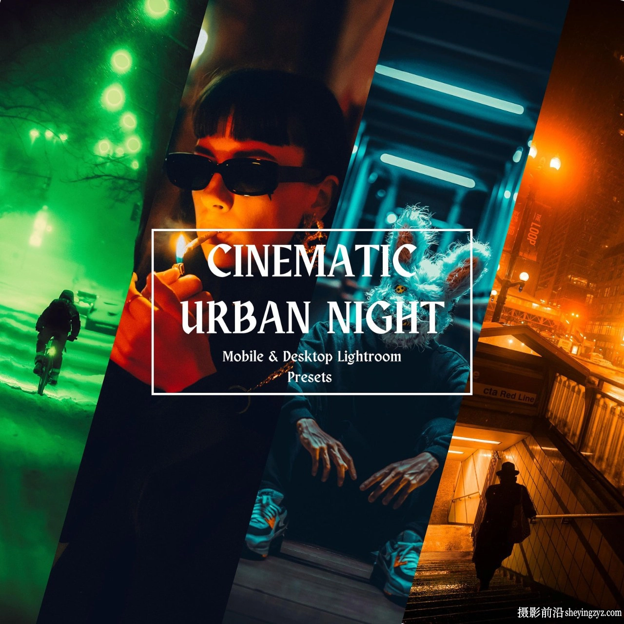 10个城市夜景电影风光LR预设 Cinematic Urban Night Presets