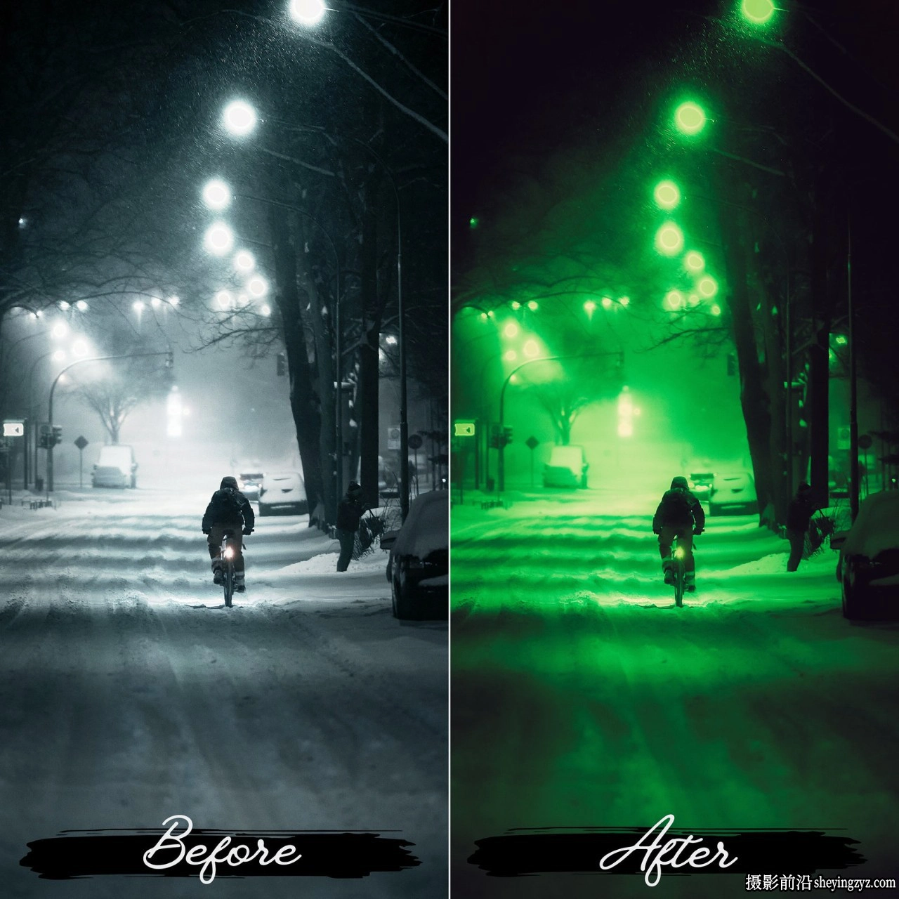 10个城市夜景电影风光LR预设 Cinematic Urban Night Presets