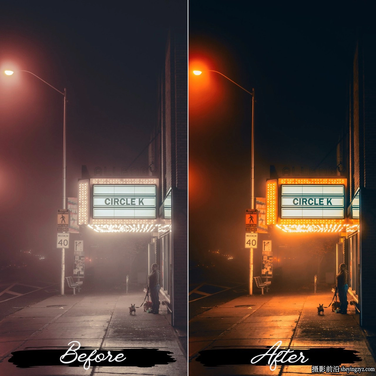 10个城市夜景电影风光LR预设 Cinematic Urban Night Presets