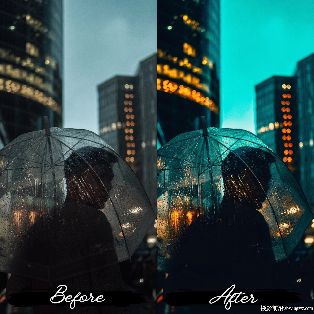 10个城市夜景电影风光LR预设 Cinematic Urban Night Presets