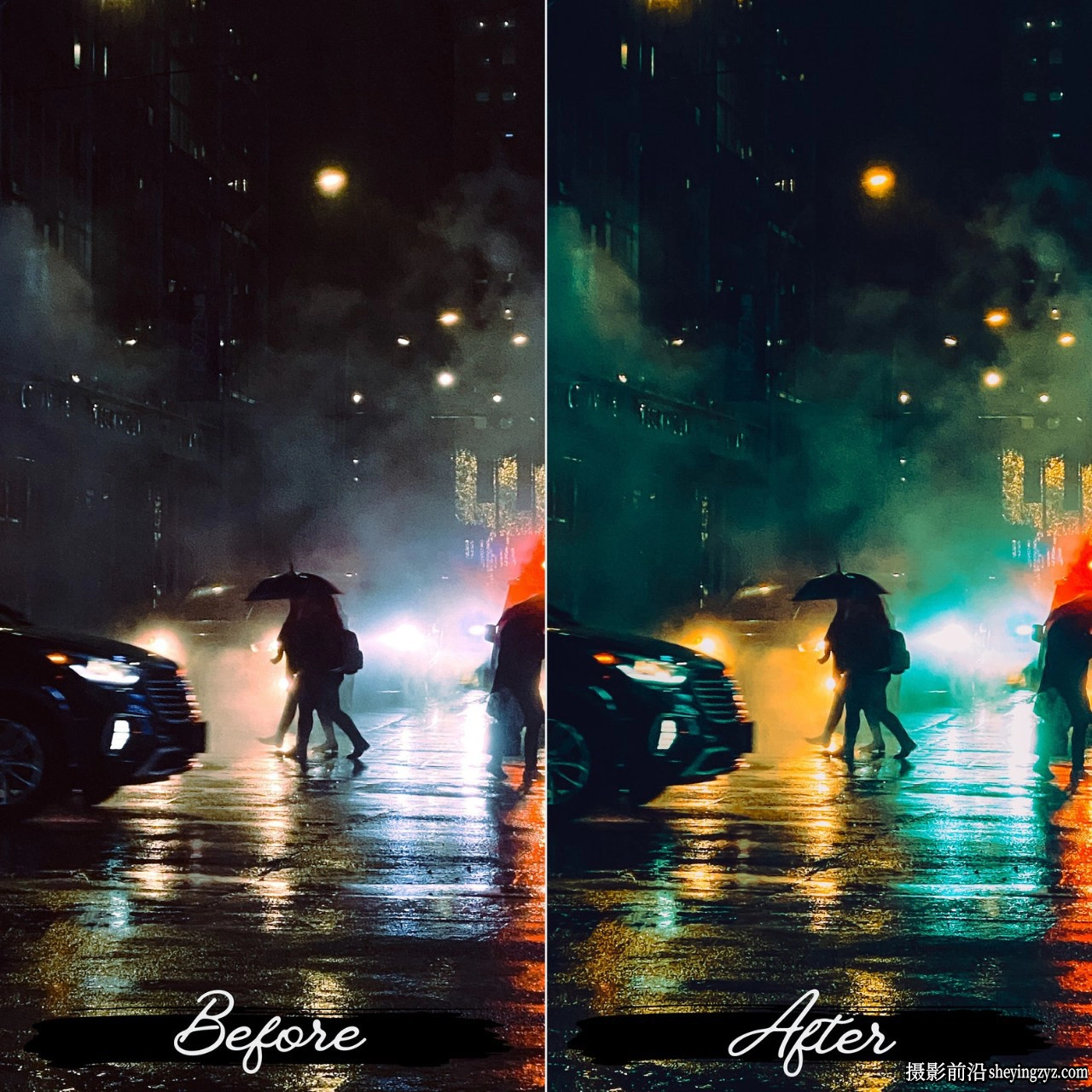 10个城市夜景电影风光LR预设 Cinematic Urban Night Presets