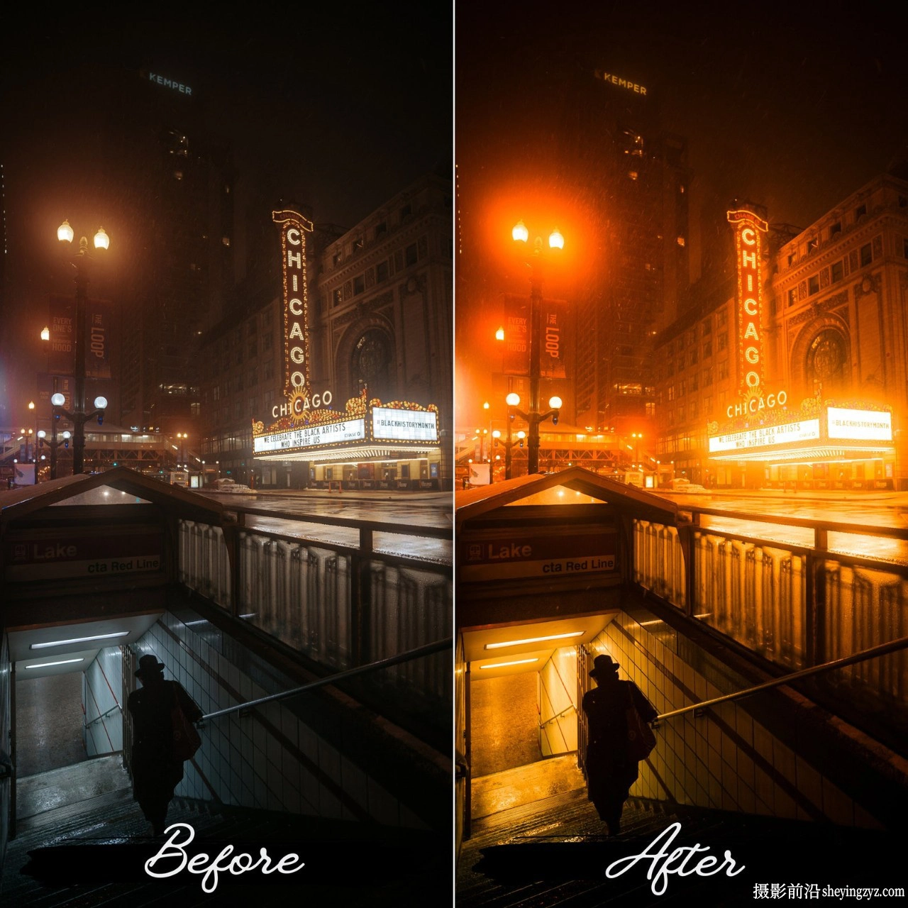 10个城市夜景电影风光LR预设 Cinematic Urban Night Presets