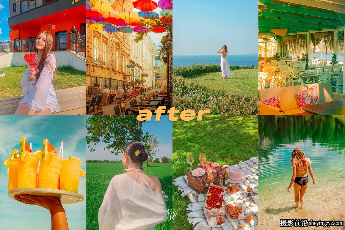 15种夏季颜色LR预设及手机lr预设 Summer Colors Lightroom Presets