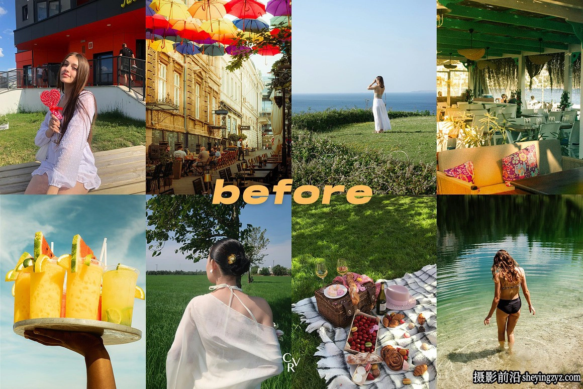 15种夏季颜色LR预设及手机lr预设 Summer Colors Lightroom Presets