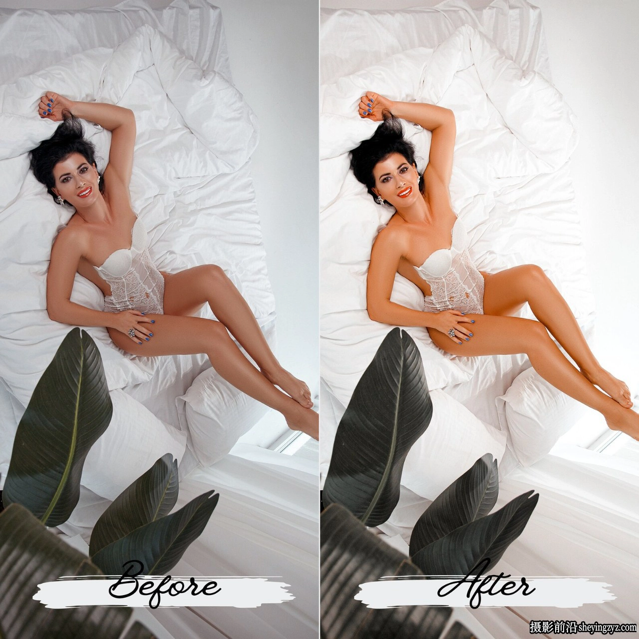 明亮通透私房人像预设手机LR预设 White Boudoir Lightroom Presets