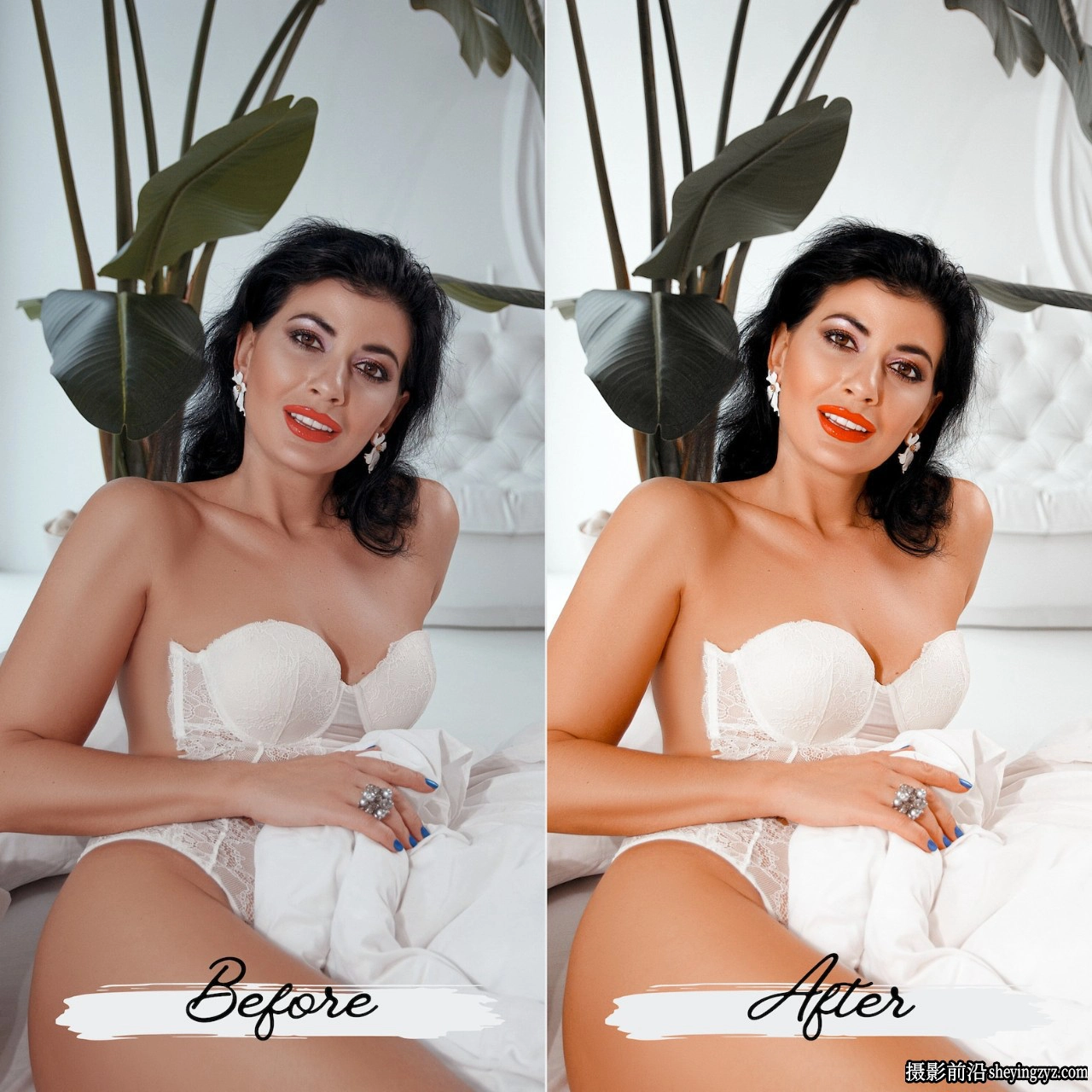 明亮通透私房人像预设手机LR预设 White Boudoir Lightroom Presets
