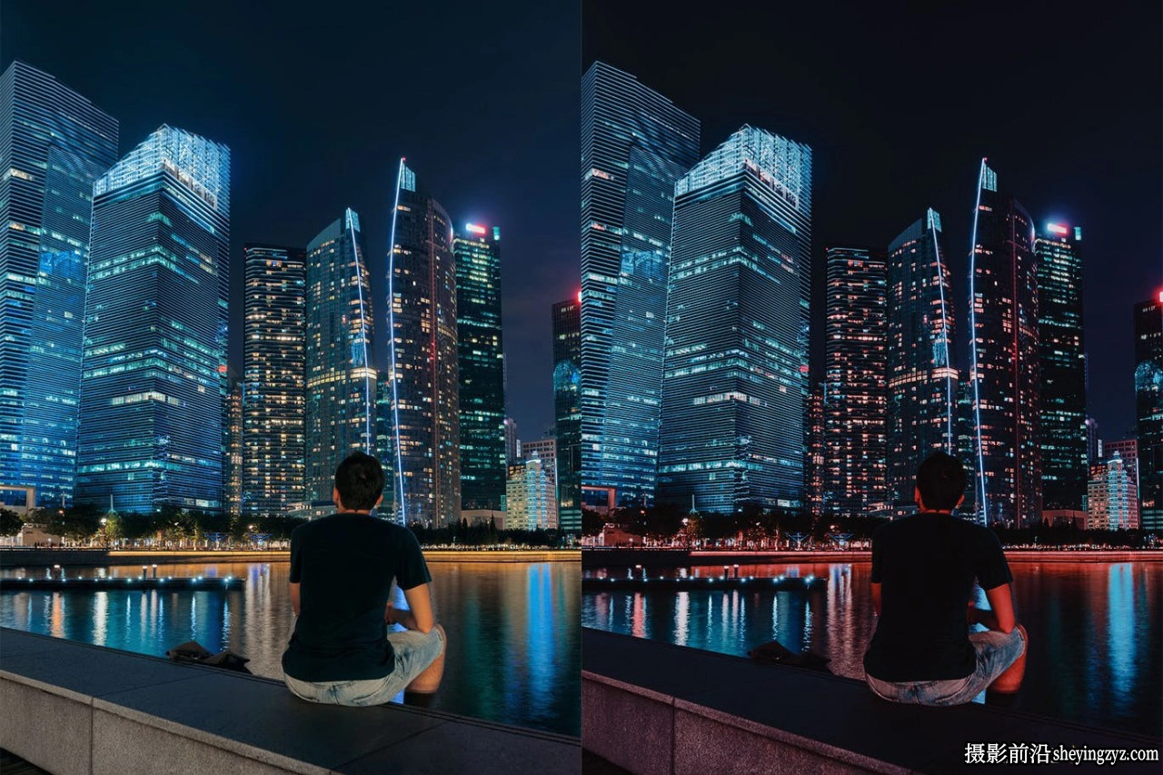赛博朋克城市夜景调色LR预设及LUT预设 Cyber​​punk Lightroom