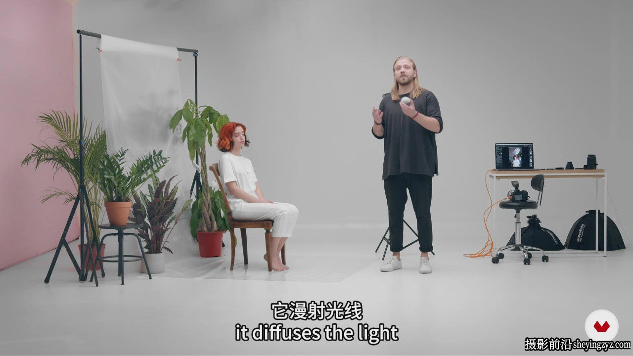 摄影师Chris Robinson摄影闪光灯进行人像摄影布光教程-中英字幕