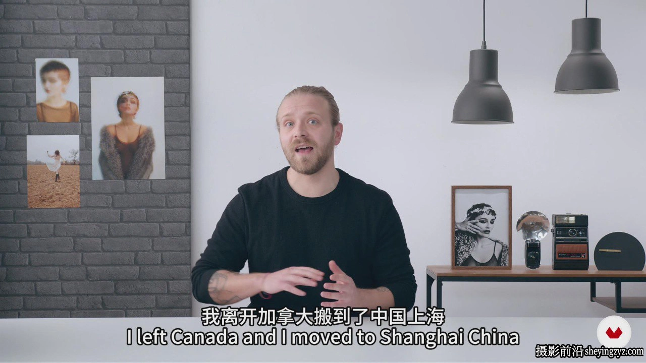 摄影师Chris Robinson摄影闪光灯进行人像摄影布光教程-中英字幕