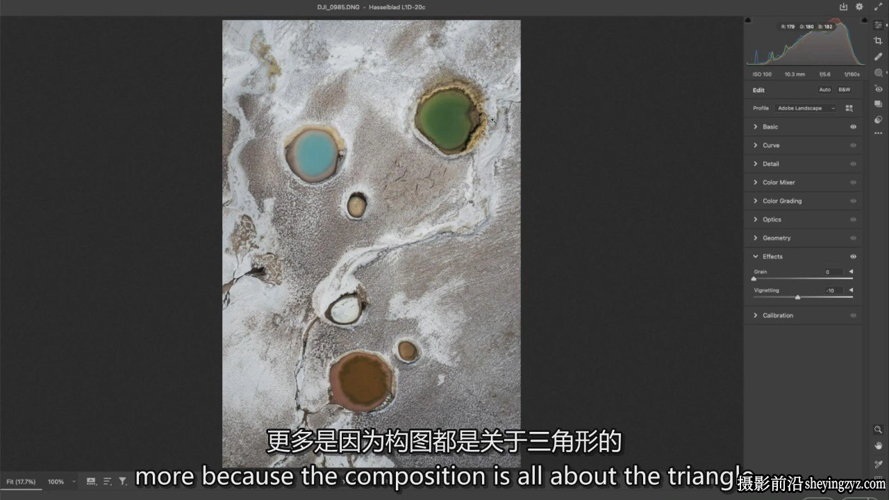 摄影师 Ian Plant 数码暗房ACR教程+PS风光修图教程-中英字幕