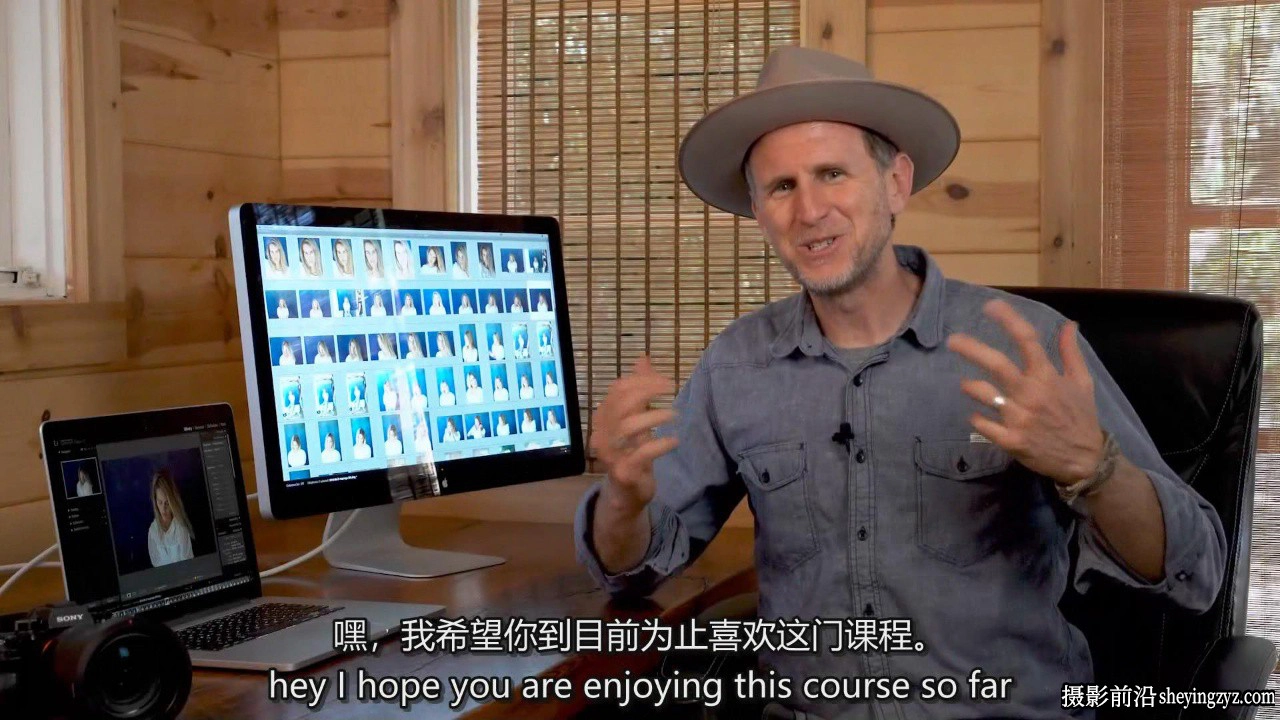 Chris Orwig - Photoshop和Lightroom中改进肖像修饰教程-中英字幕