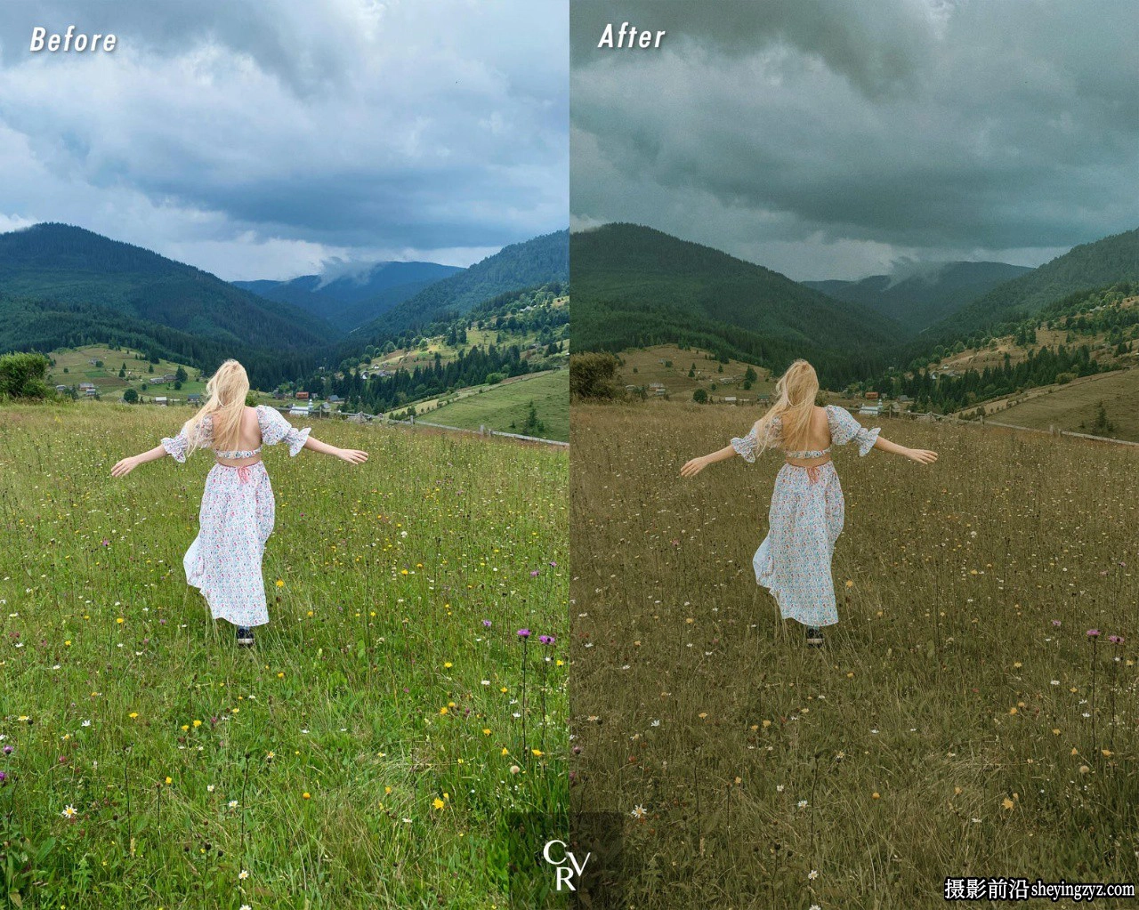 温暖哑光电影人像LR预设手机LR预设 Cottage Lightroom Presets
