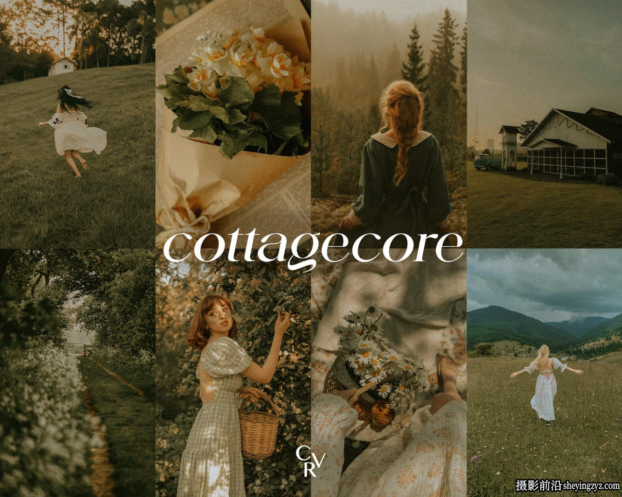温暖哑光电影人像LR预设手机LR预设 Cottage Lightroom Presets