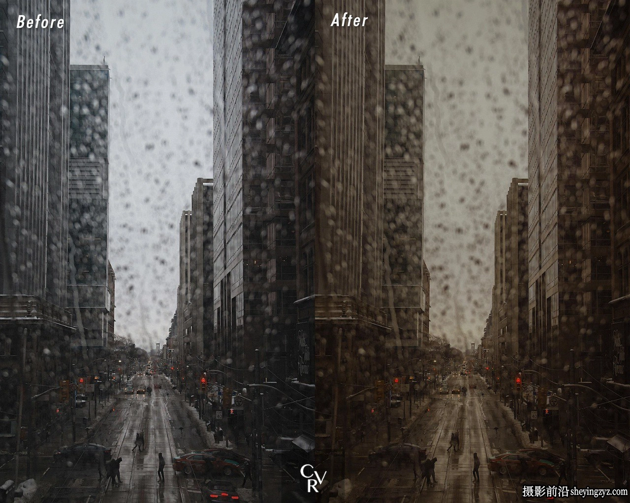 下雨天情绪电影色彩LR预设手机LR预设Rainy Day Lightroom Presets