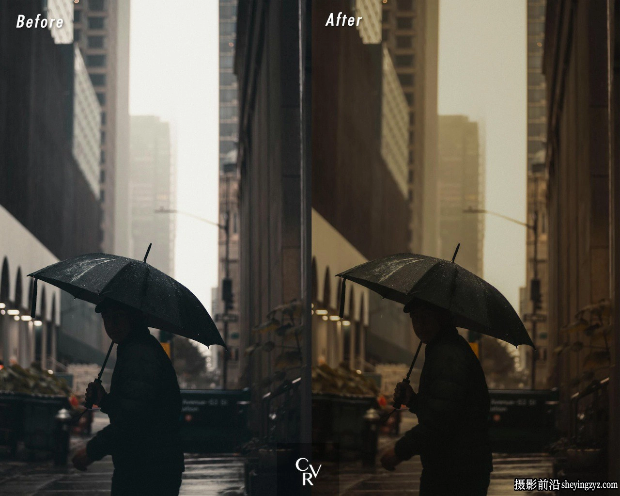下雨天情绪电影色彩LR预设手机LR预设Rainy Day Lightroom Presets