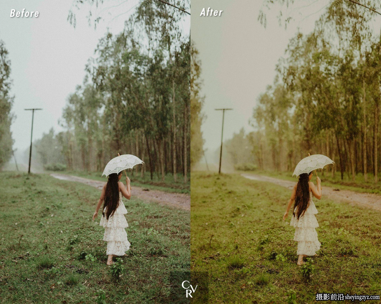 下雨天情绪电影色彩LR预设手机LR预设Rainy Day Lightroom Presets