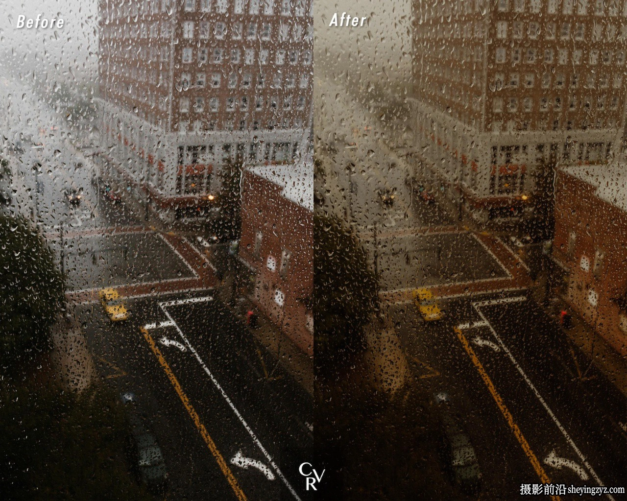下雨天情绪电影色彩LR预设手机LR预设Rainy Day Lightroom Presets