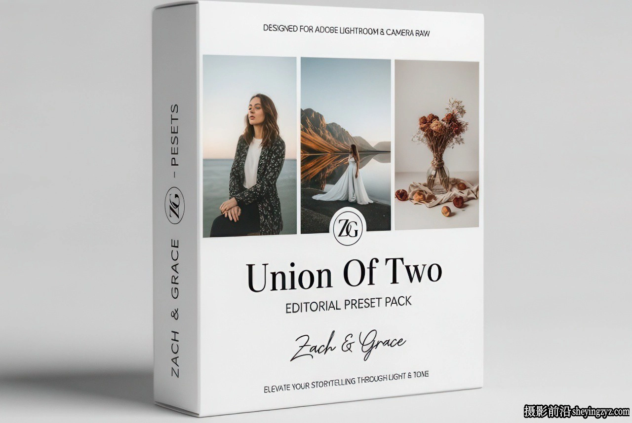 高端婚礼人像LR预设Zach &amp; Grace -Union Of Two Editorial Preset