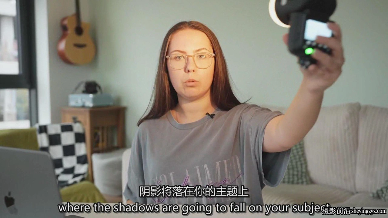 肖像摄影师Sophia Carey人像布光摄影棚灯光入门教程-中英字幕