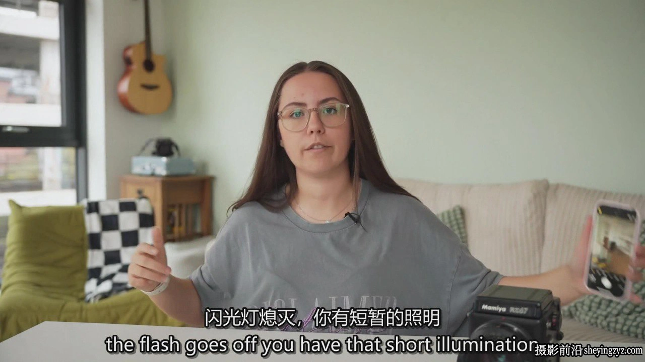 肖像摄影师Sophia Carey人像布光摄影棚灯光入门教程-中英字幕