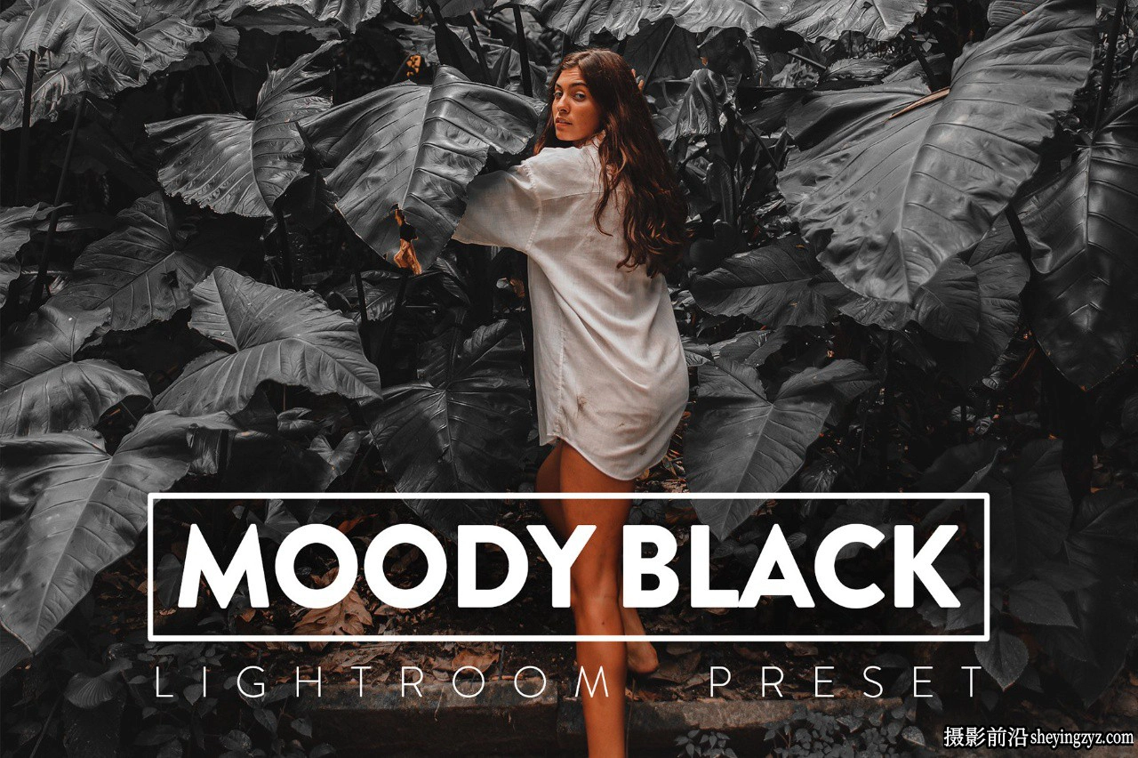 黑暗情绪人像LR预设手机LR预设 Moody Black Lightroom Preset