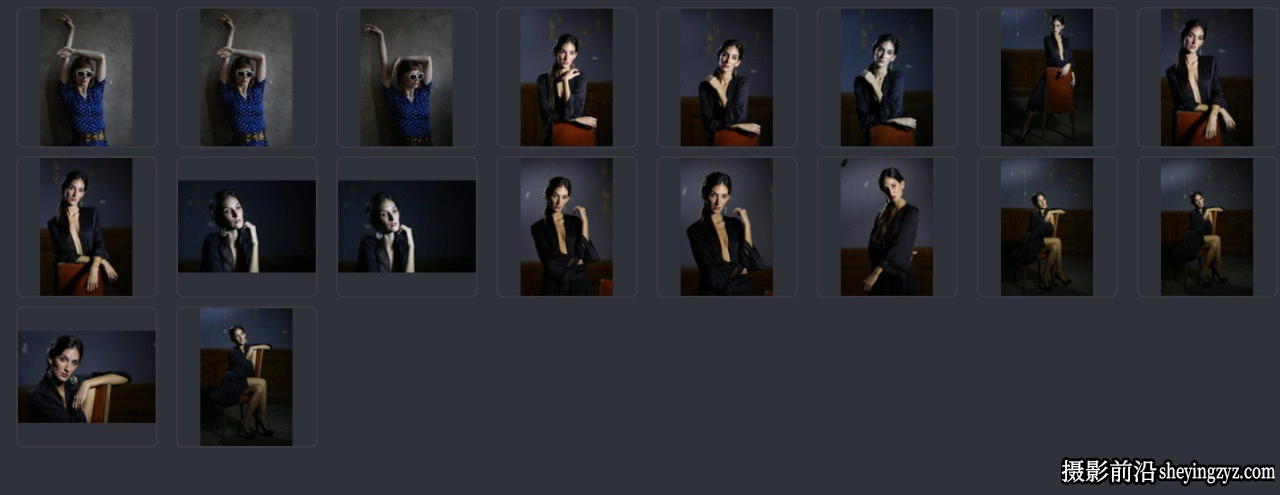 免费RAW原图-18张工作室美女人像摄影免费RAW原图素材