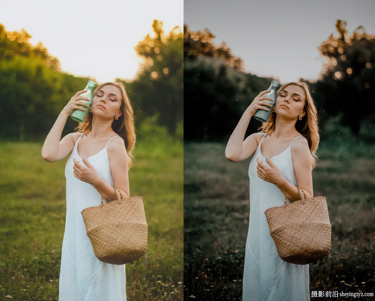 温暖情绪电影人像Lightroom预设 Moody Green Lightroom Preset