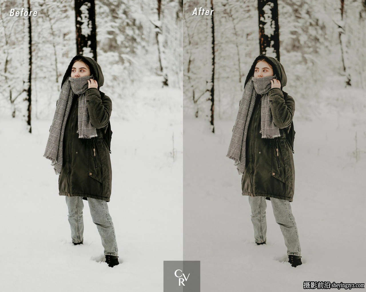 忧郁的冬季色调Lightroom调色预设 Moody Winter Lightroom Presets