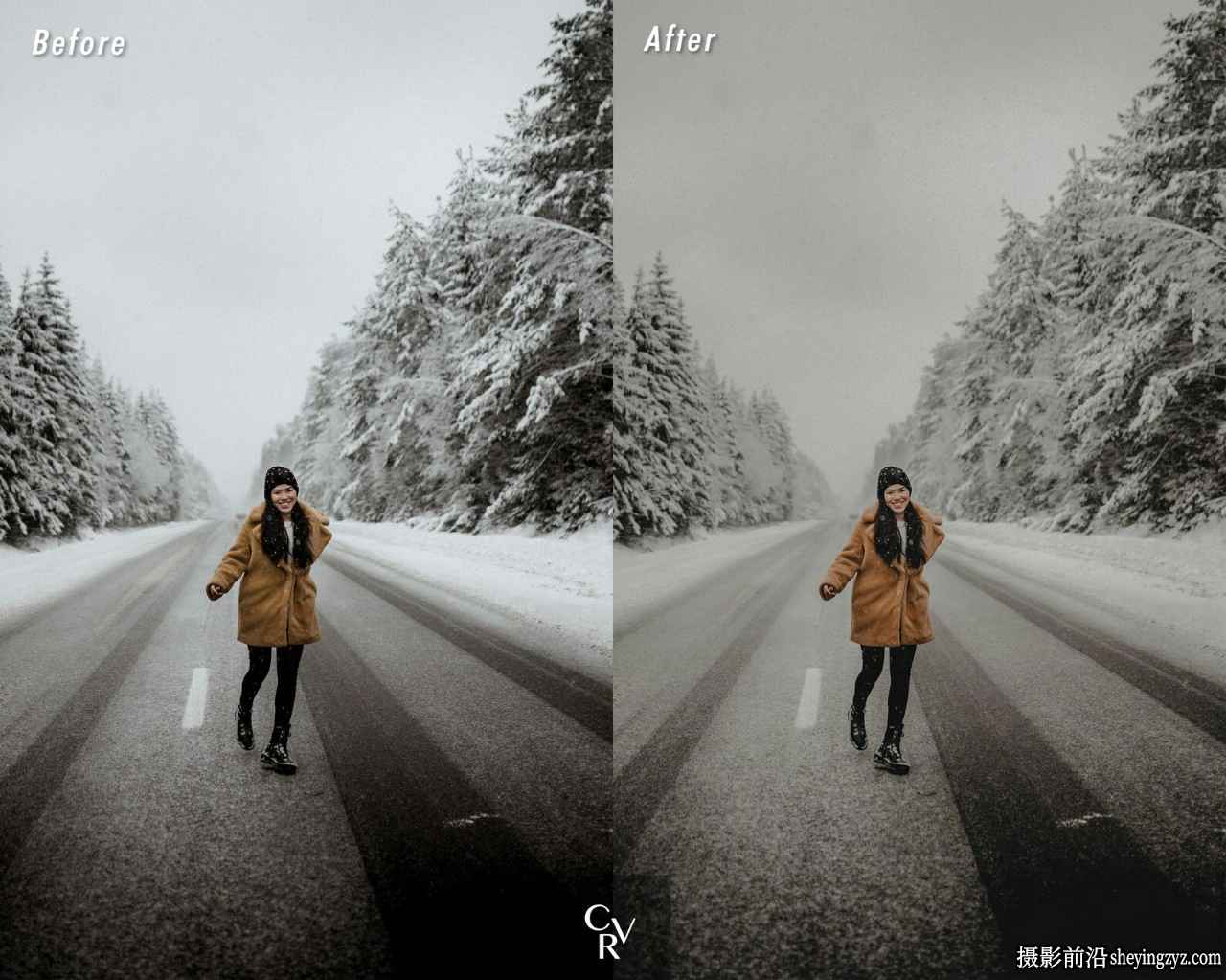 忧郁的冬季色调Lightroom调色预设 Moody Winter Lightroom Presets