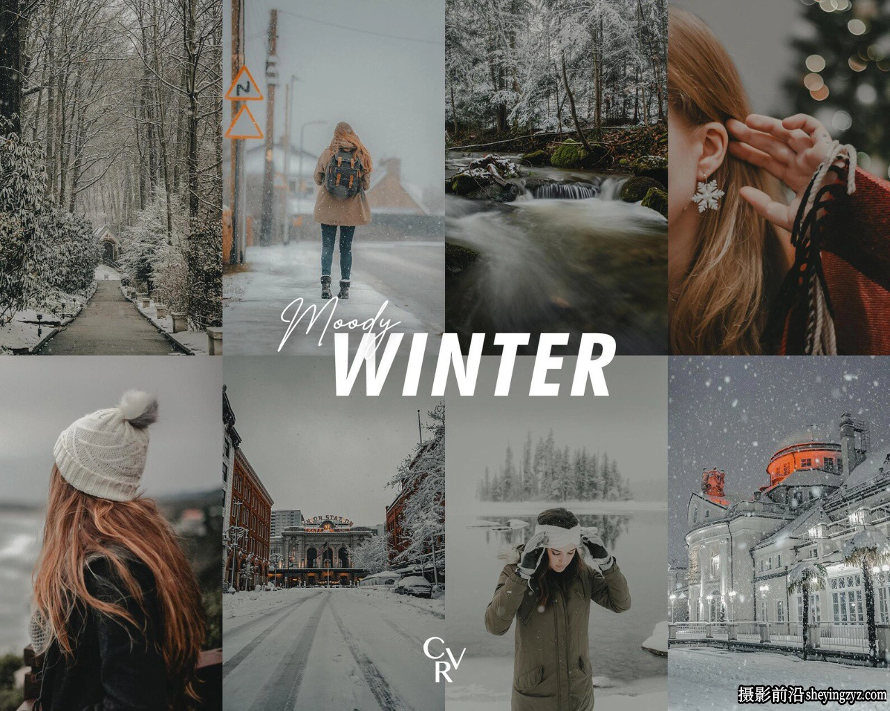 忧郁的冬季色调Lightroom调色预设 Moody Winter Lightroom Presets