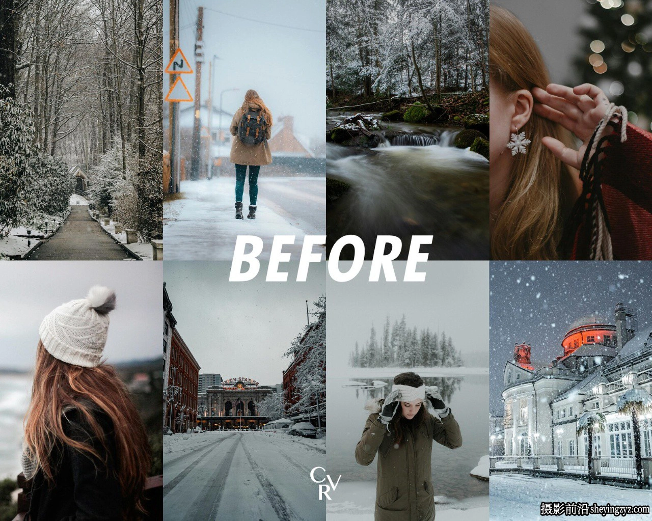 忧郁的冬季色调Lightroom调色预设 Moody Winter Lightroom Presets