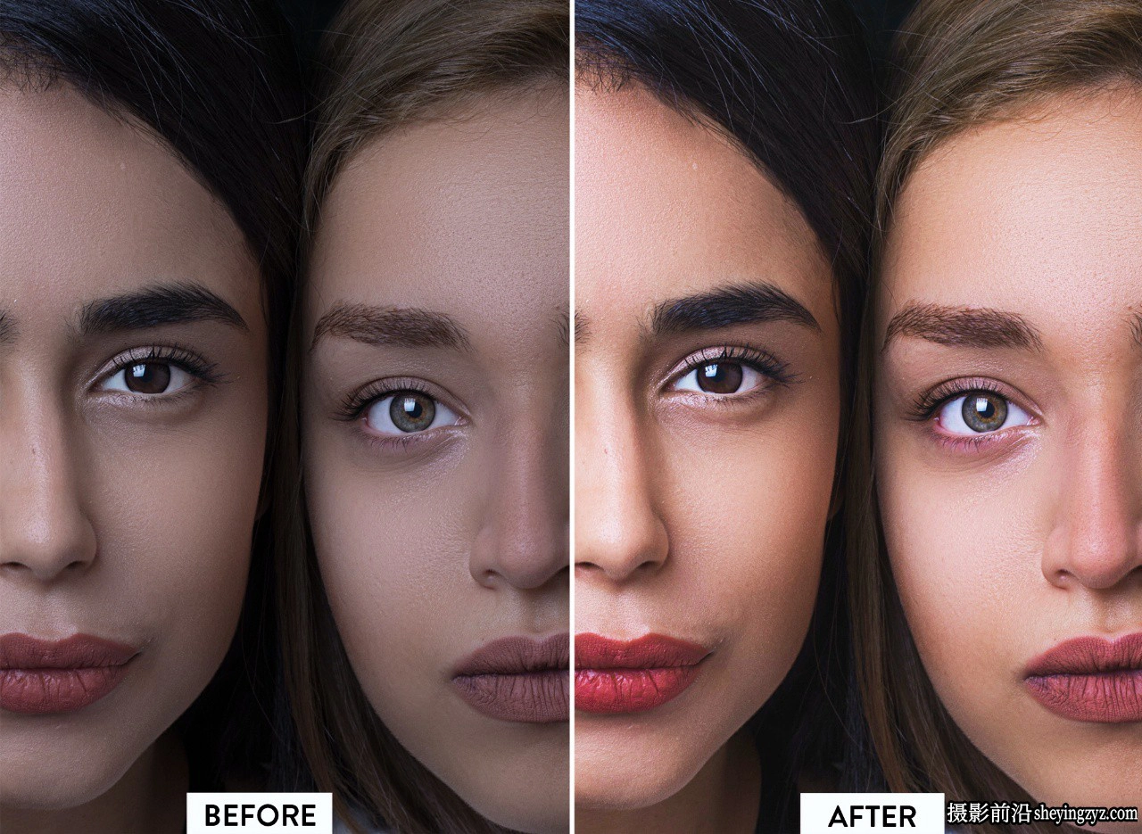 完美人像化妆修饰LR预设及手机预设Perfect Makeup Lightroom Preset