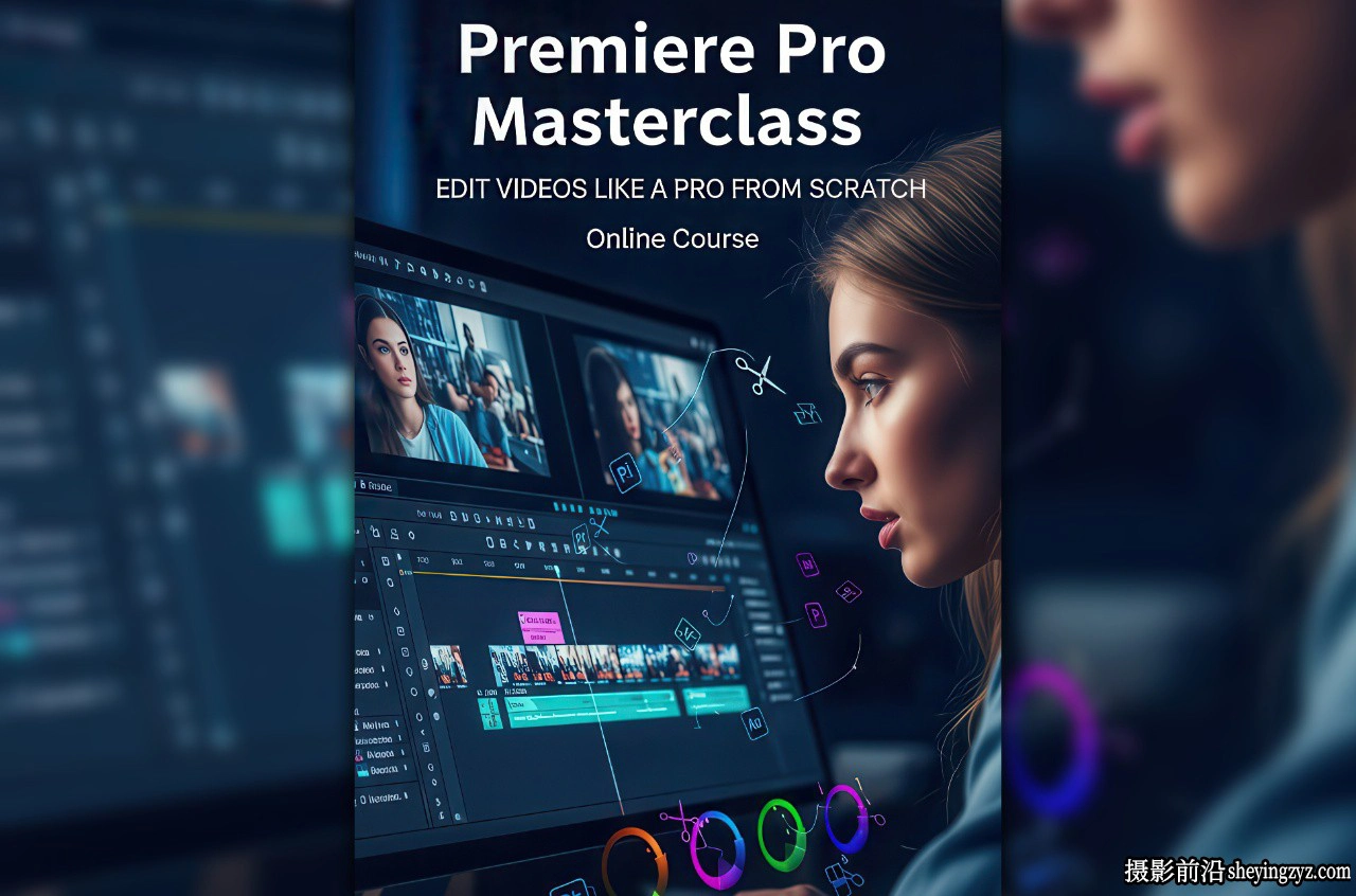Premiere Pro 入门教程-从零开始像专业人士一样剪辑视频-中英字幕