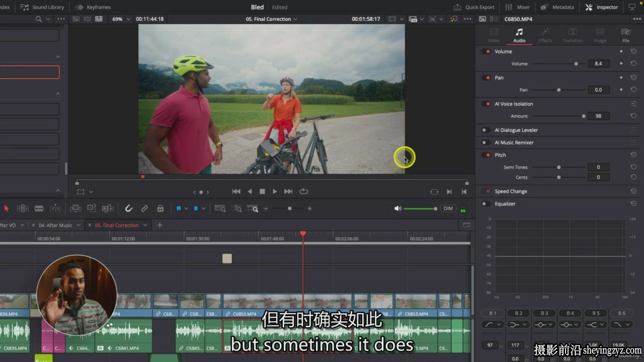 DaVinci Resolve 快速编辑YouTube社交媒体视频工作流程-中英字幕