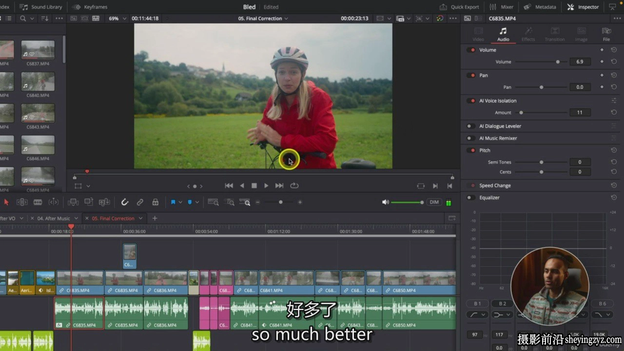 DaVinci Resolve 快速编辑YouTube社交媒体视频工作流程-中英字幕