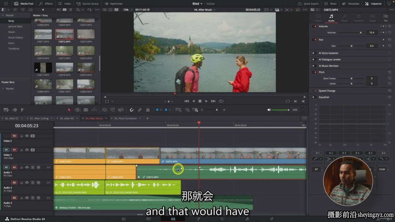 DaVinci Resolve 快速编辑YouTube社交媒体视频工作流程-中英字幕