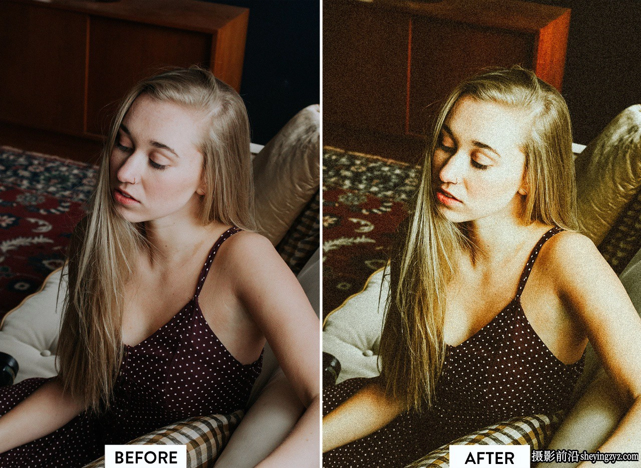 复古电影胶片纹理LR预设及手机预设 RETRO GRAIN Lightroom Presets