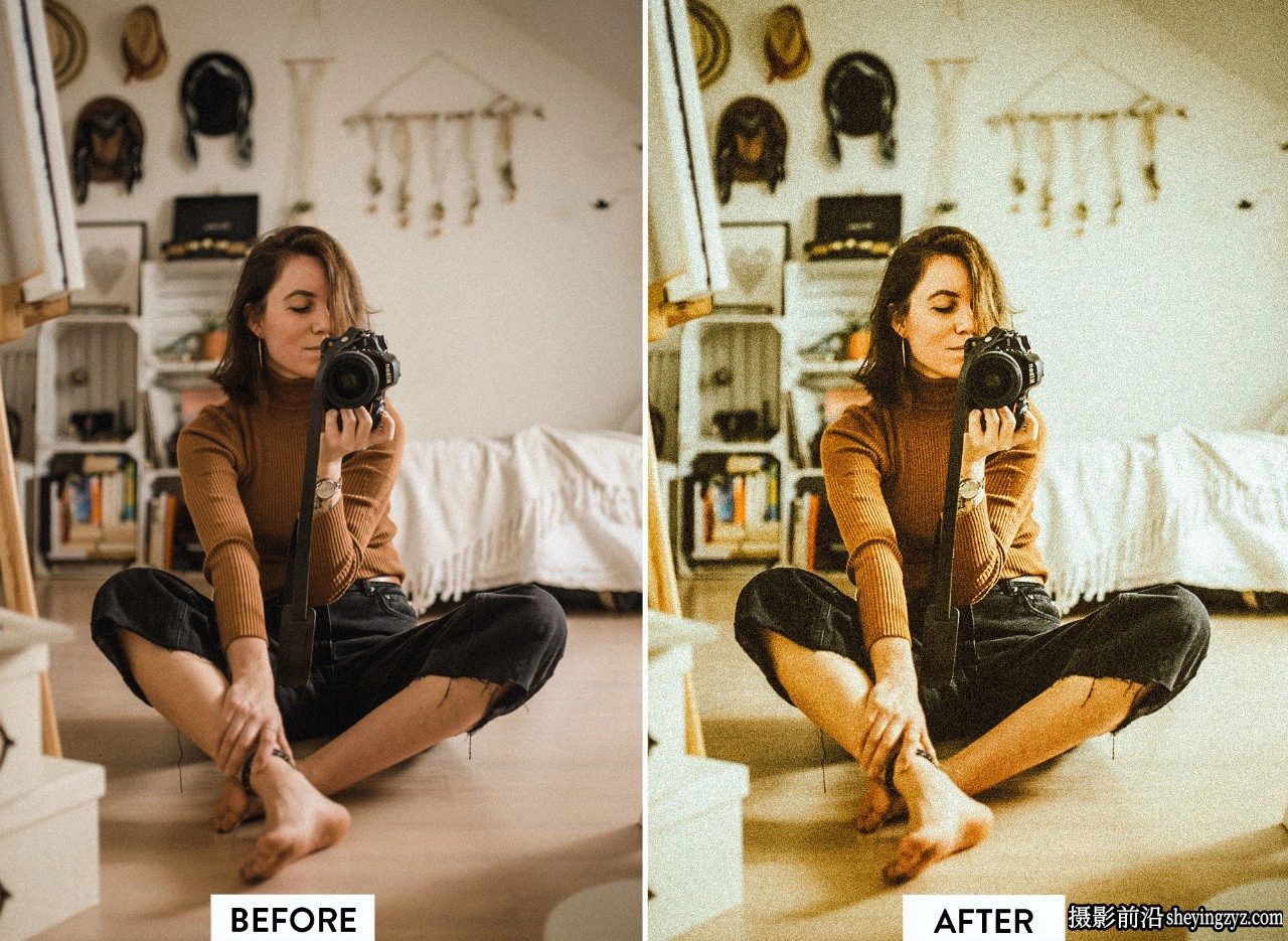 复古电影胶片纹理LR预设及手机预设 RETRO GRAIN Lightroom Presets