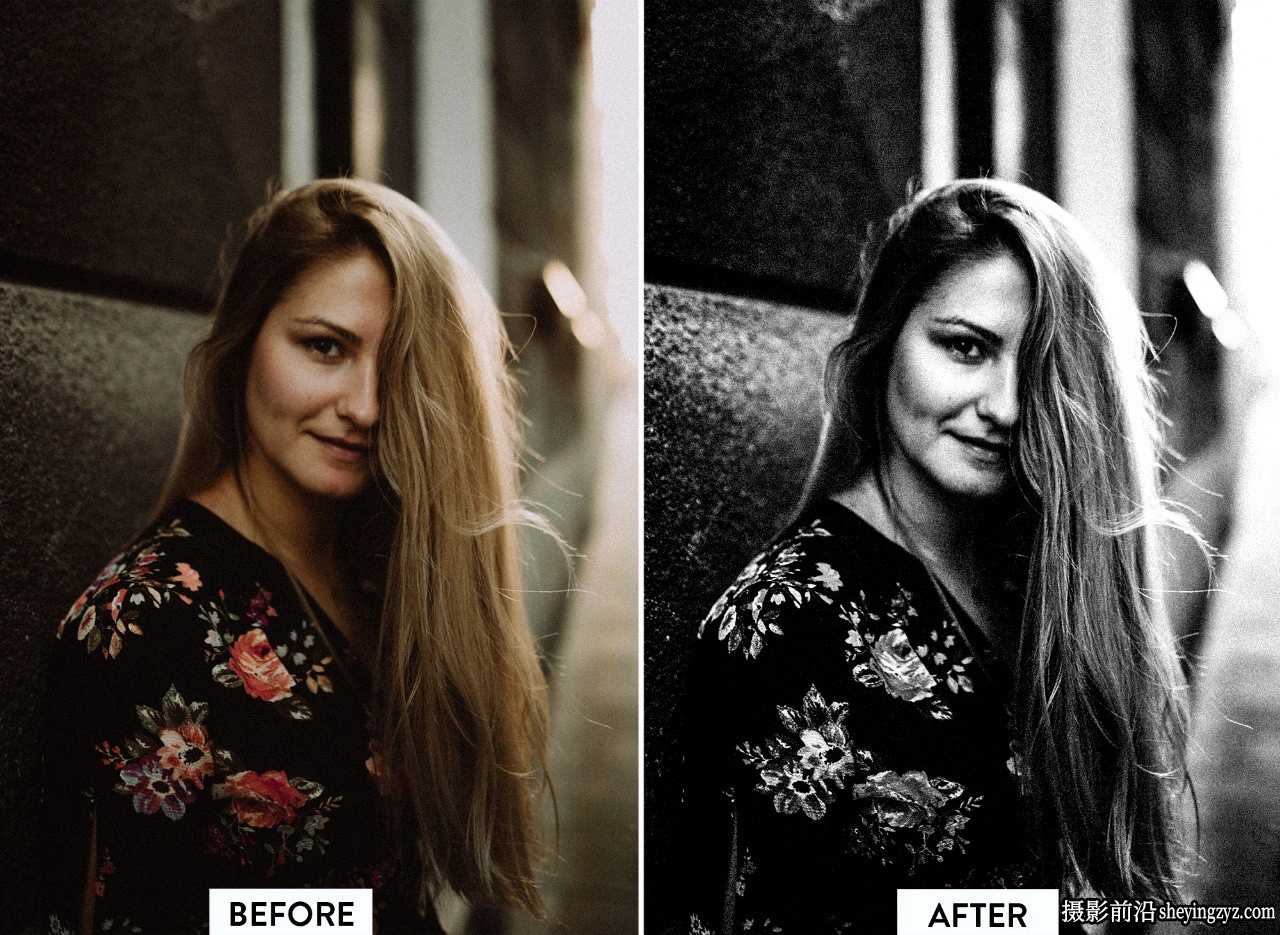 黑白胶片LR预设手机预设 Black and White Film Lightroom Presets