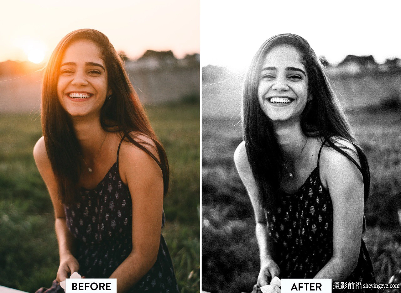 黑白胶片LR预设手机预设 Black and White Film Lightroom Presets