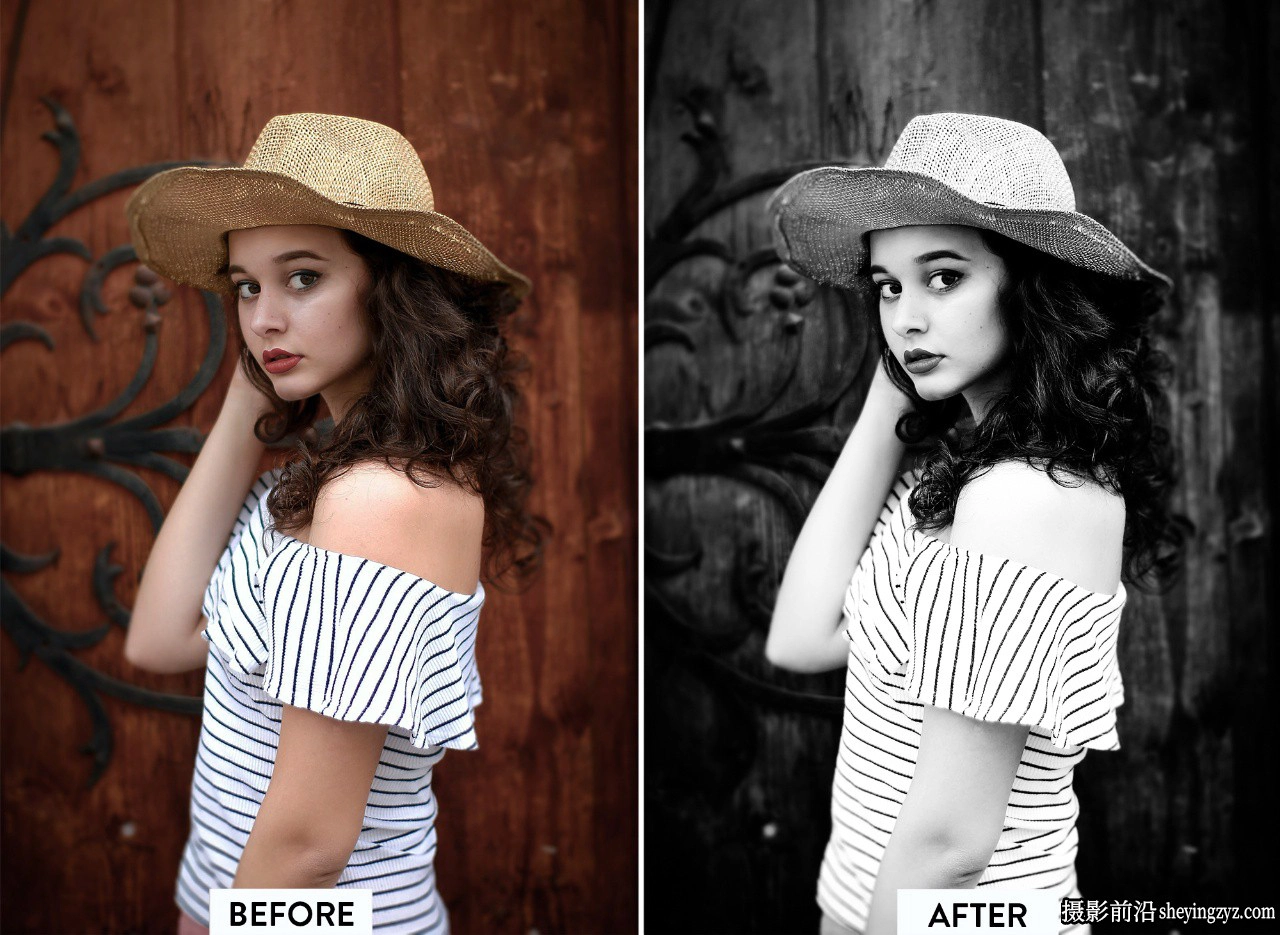 好莱坞经典黑白胶片LR预设手机预设 MONOCHROME Lightroom Presets