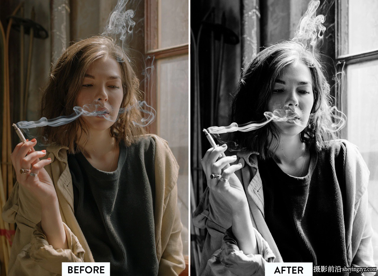 好莱坞经典黑白胶片LR预设手机预设 MONOCHROME Lightroom Presets