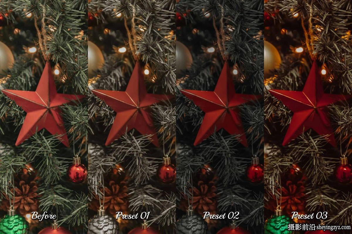 免费LR预设圣诞节LR预设及手机预设30 Clusters Lightroom Bundle